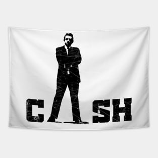 Johnny cash t-shirt Tapestry