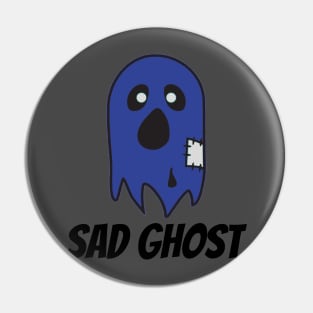 Sad Ghost Pin