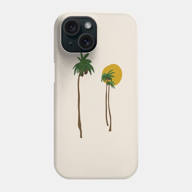 Palm Trees Phone Case by NJORDUR