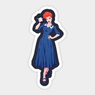 Download I Love Lucy Stickers Teepublic