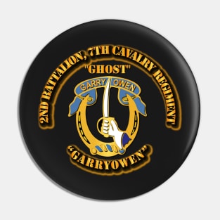 Army - 2Bn 7th Cav Rgt - Ghost Pin