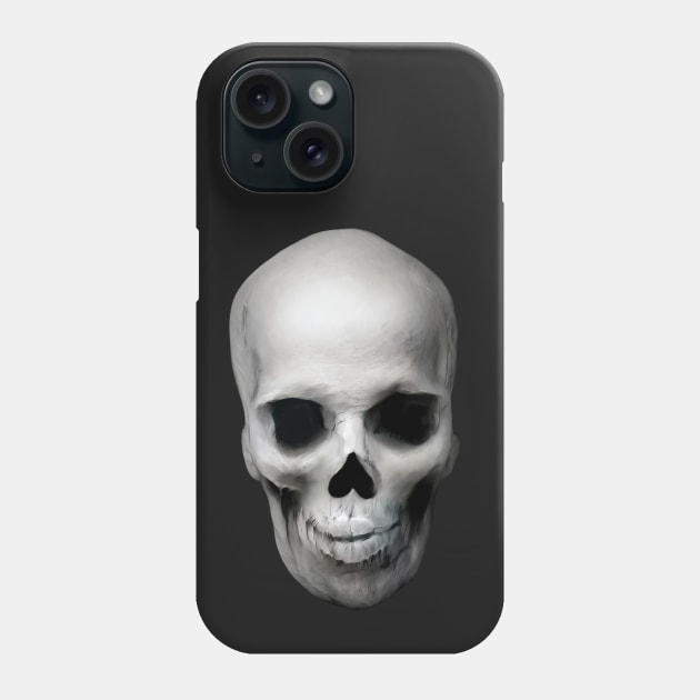 Skin merged Realistic Skull Phone Case by amithachapa