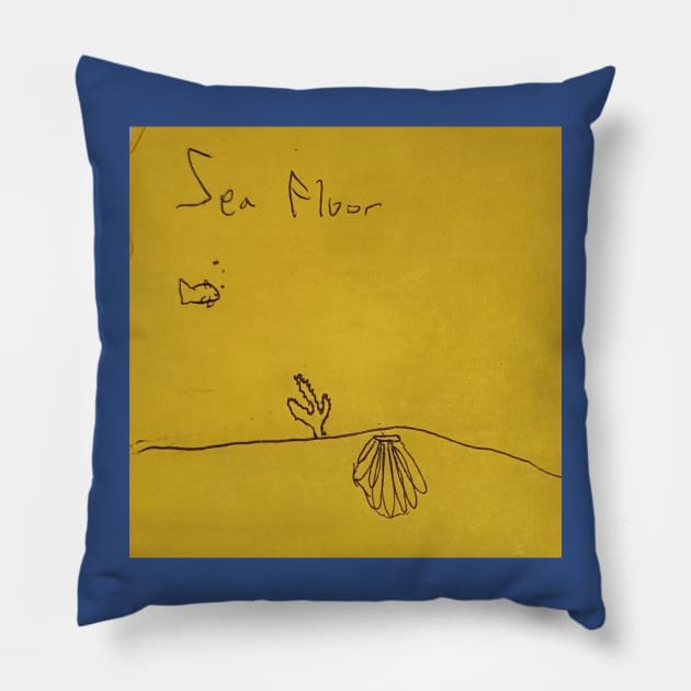 Sea Floor Pillow by CINEMA 911