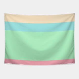 The onliest collection of Soft Pink, Blue Lagoon, Magic Mint and Pale Peach stripes. Tapestry