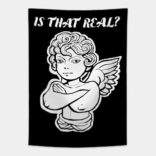 Skeptical Angel Tapestry