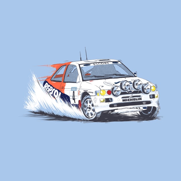 Ford Escort RS Cosworth WRC by motordoodles