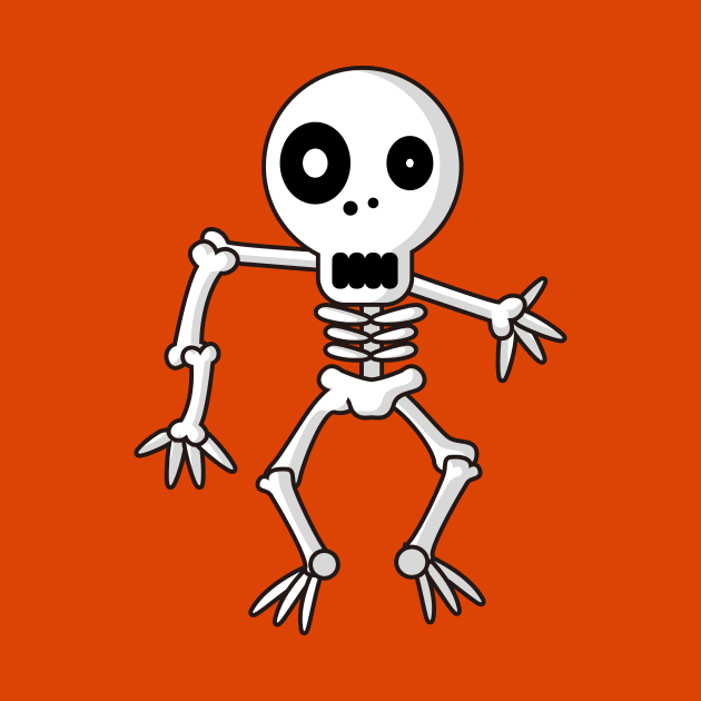 Funny skeleton by Afe