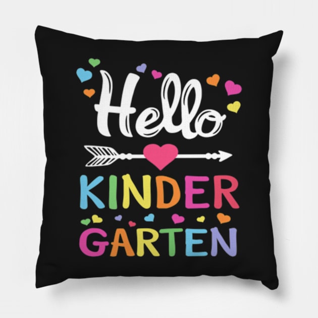 Heo Kindergaten  1st Day of Kindergarten Cute Pillow by GWCVFG