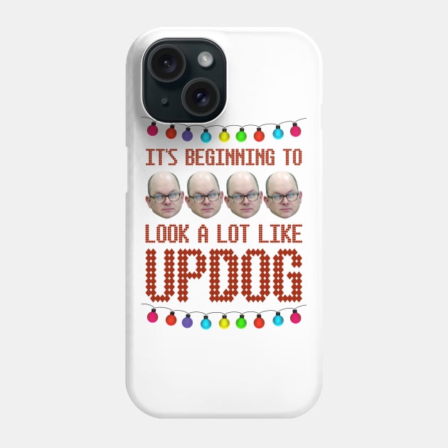 What We Do In the Shadows Christmas Sweater Design—It’s Beginning to Look a Lot Like Updog Phone Case by Xanaduriffic