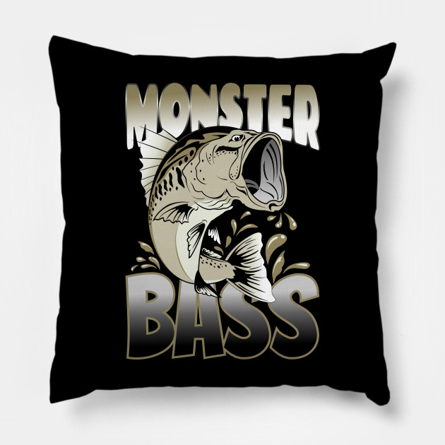 Big Bass Fishing - Big Bass Fish - Pillow