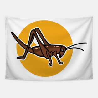 grasshopper black vector design Tapestry