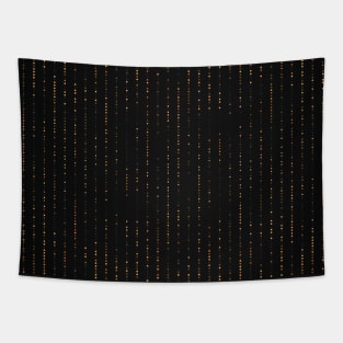 Beautiful Gradient Gold Little Drops Tapestry