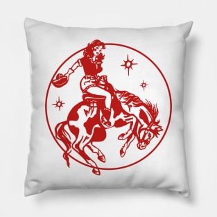 Cowgirl Western Pillow