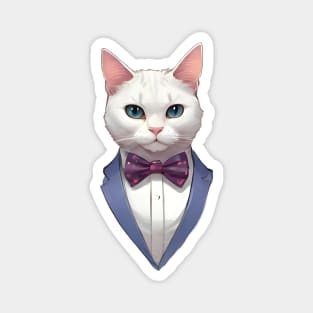 Fancy Cat with Bowtie no.1 Magnet