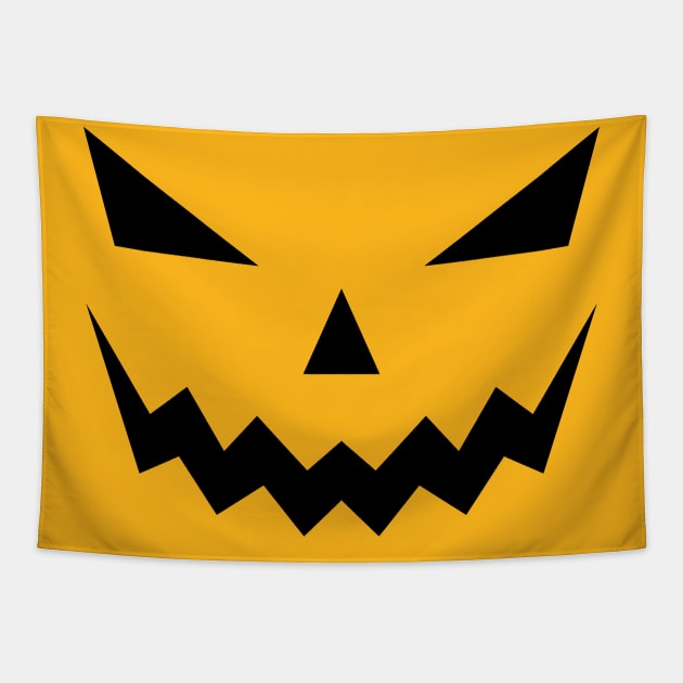 Jack-o'-lantern Tapestry by pplotaz