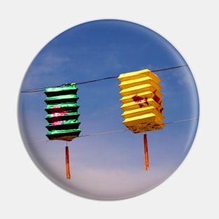 Chinese Street Lanterns Pin