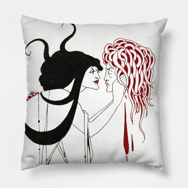 Salome - The Climax (Beardsley / Wilde): Pillow by The Blue Box