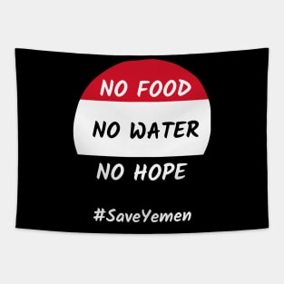 No food No Water No hope #SaveYemen Tapestry