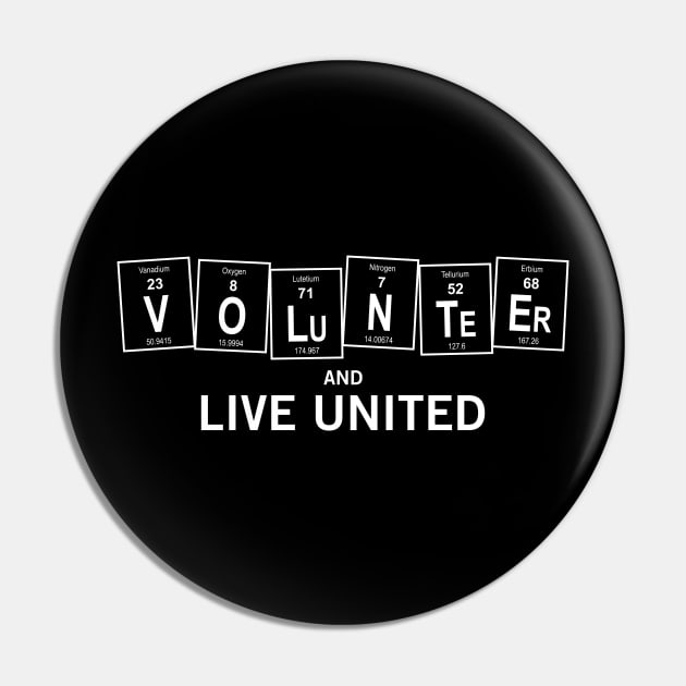 Periodically Volunteer Pin by chwbcc