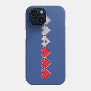 Video Game Life Hearts Phone Case