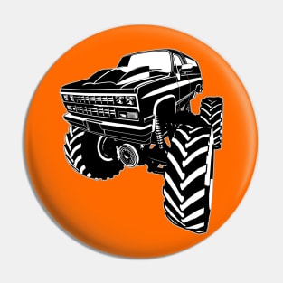 Cartoon monster truck Pin