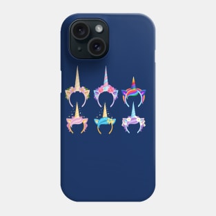 Unicorn Tiaras collection Phone Case