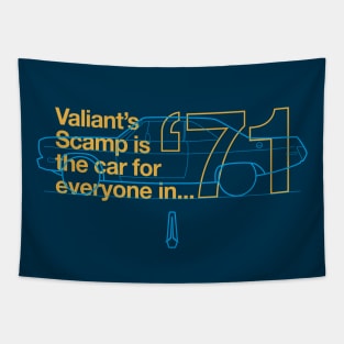 71 Scamp (Valiant) - The Car for Everyone Tapestry