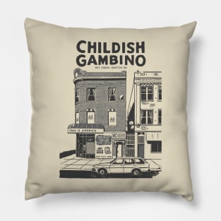 Gambino , Seattle WA Pillow