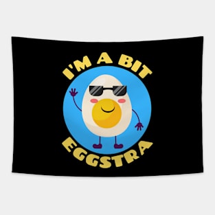 I'm A Bit Eggstra | Egg Pun Tapestry