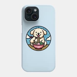 Ramen life poodle dog Phone Case