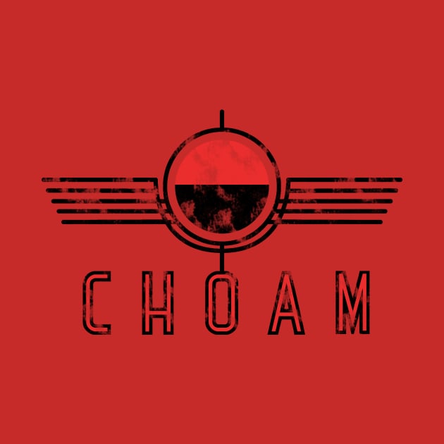 Choam logo red vintage by karlangas