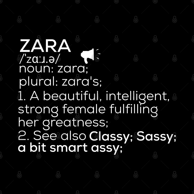 Zara Name Zara Definition Zara Female Name Zara Meaning by TeeLogic