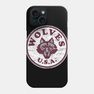 Los Angeles Wolves Vintage T-shirt Phone Case