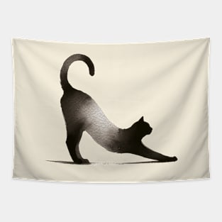 cat streching Tapestry