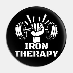 Iron Therapy, Weight Lifting Energetic Power Workout for Muscle Bodybuilding Pin