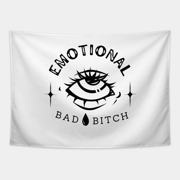 Emotional Bad B!tch Tapestry by B!iss