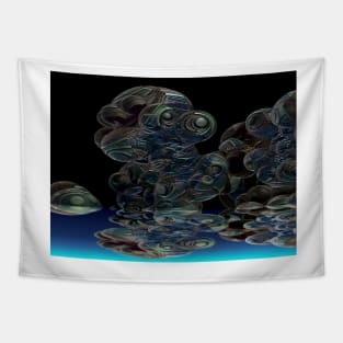 Space Chimp Invasion Tapestry