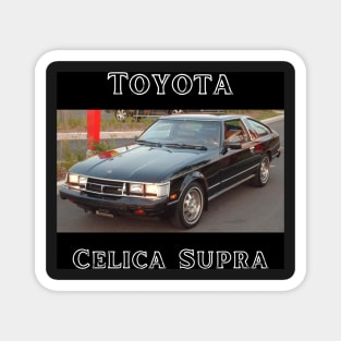 Toyota Celica Supra A50 - Black and White Design Magnet