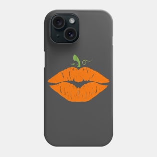 Lantern Pumpkin Lips Funny Kiss Lips Costume Halloween Phone Case