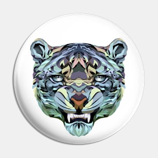 Snow leopard Pin