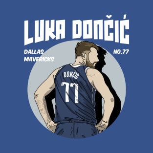 Luka Doncic Comic Style Art T-Shirt