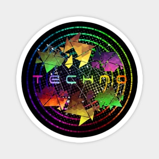 World Techno Community EDM Music Lover Magnet