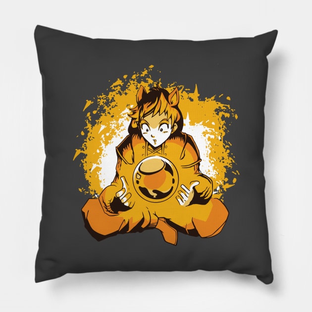 Anime Ball Girl Pillow by MimicGaming