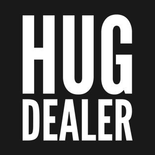 Hug Dealer BLACK Print T-Shirt