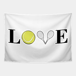 Tennis Is Love Tapestry