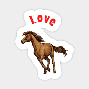 Love Horses Magnet