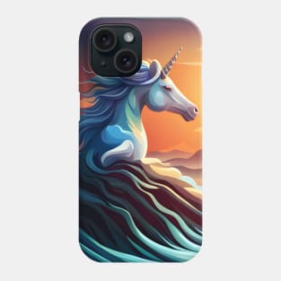 Mystical Unicorn Horizon - Dawn and Dreamscape Phone Case