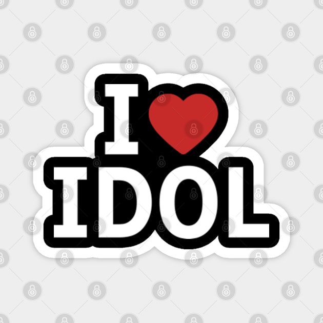 Oshi no Ko Ruby Hoshino Cosplay I Love Idol T Shirt Design in Episode 9 - Black Magnet by Animangapoi