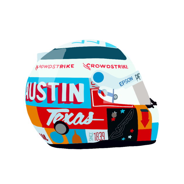 Valtteri Bottas' 2021 USA Grand Prix special edition helmet by royaldutchness