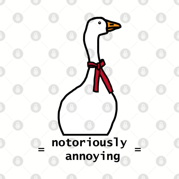 Notoriously Annoying Goose by ellenhenryart